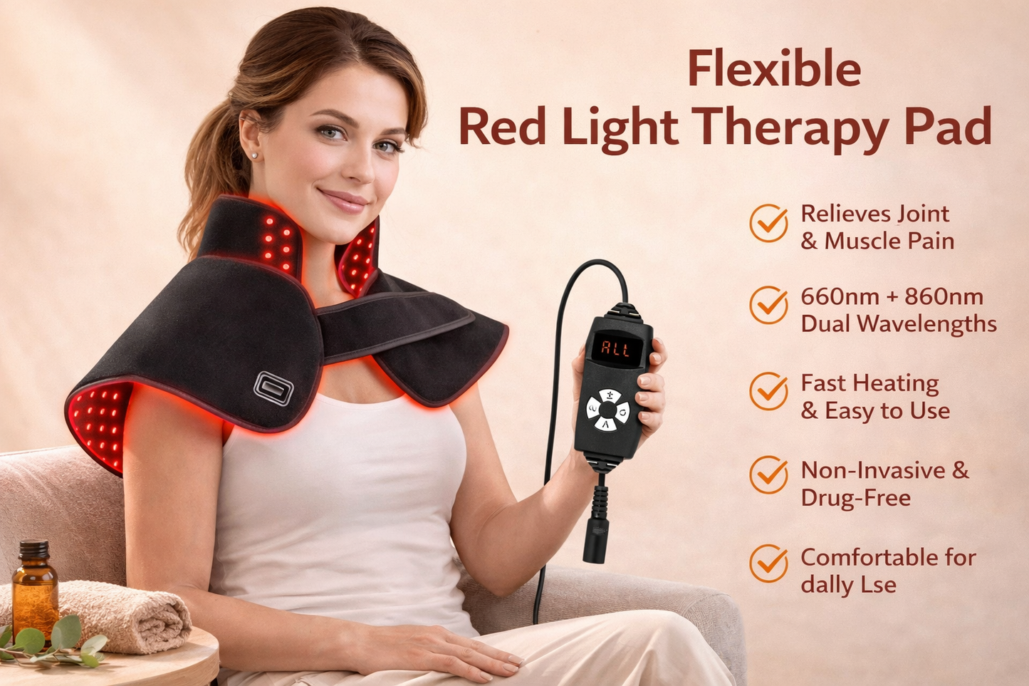 Red Light Therapy Neck & Shoulder Wra