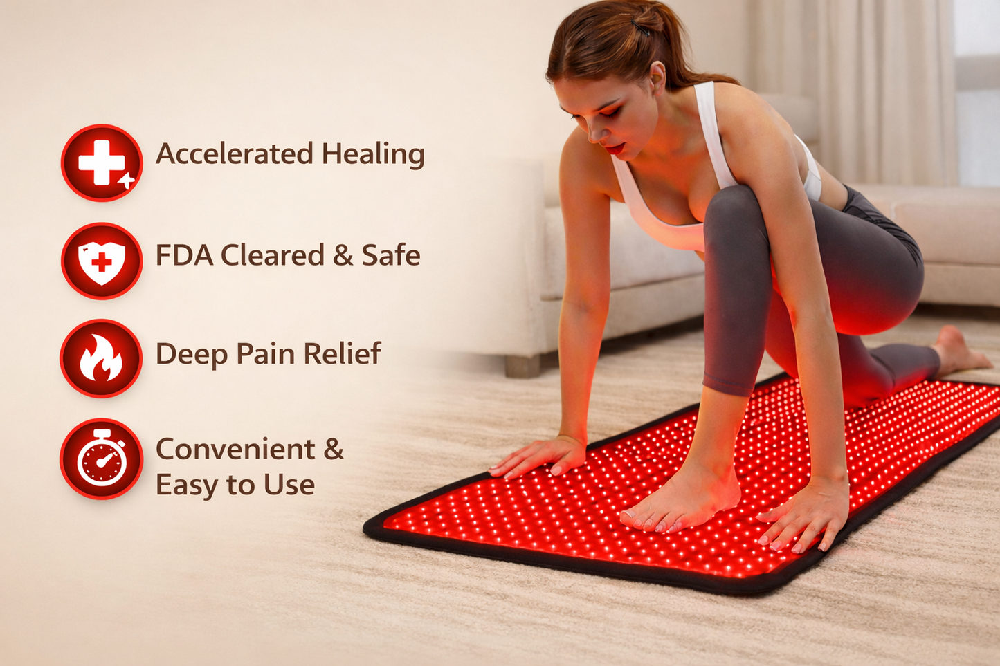 Advanced Red + Infrared Light Therapy Pad