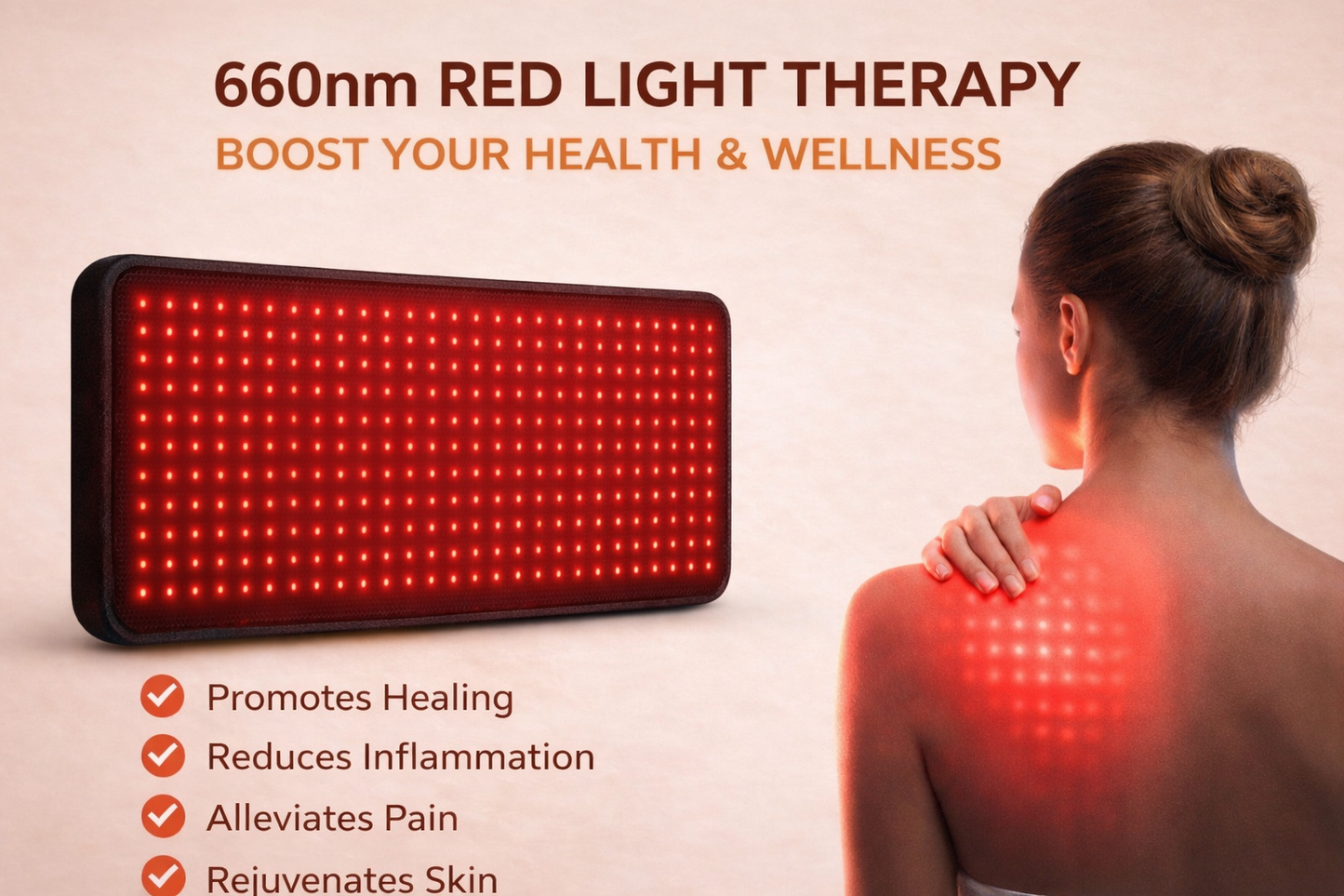 Advanced Red + Infrared Light Therapy Pad