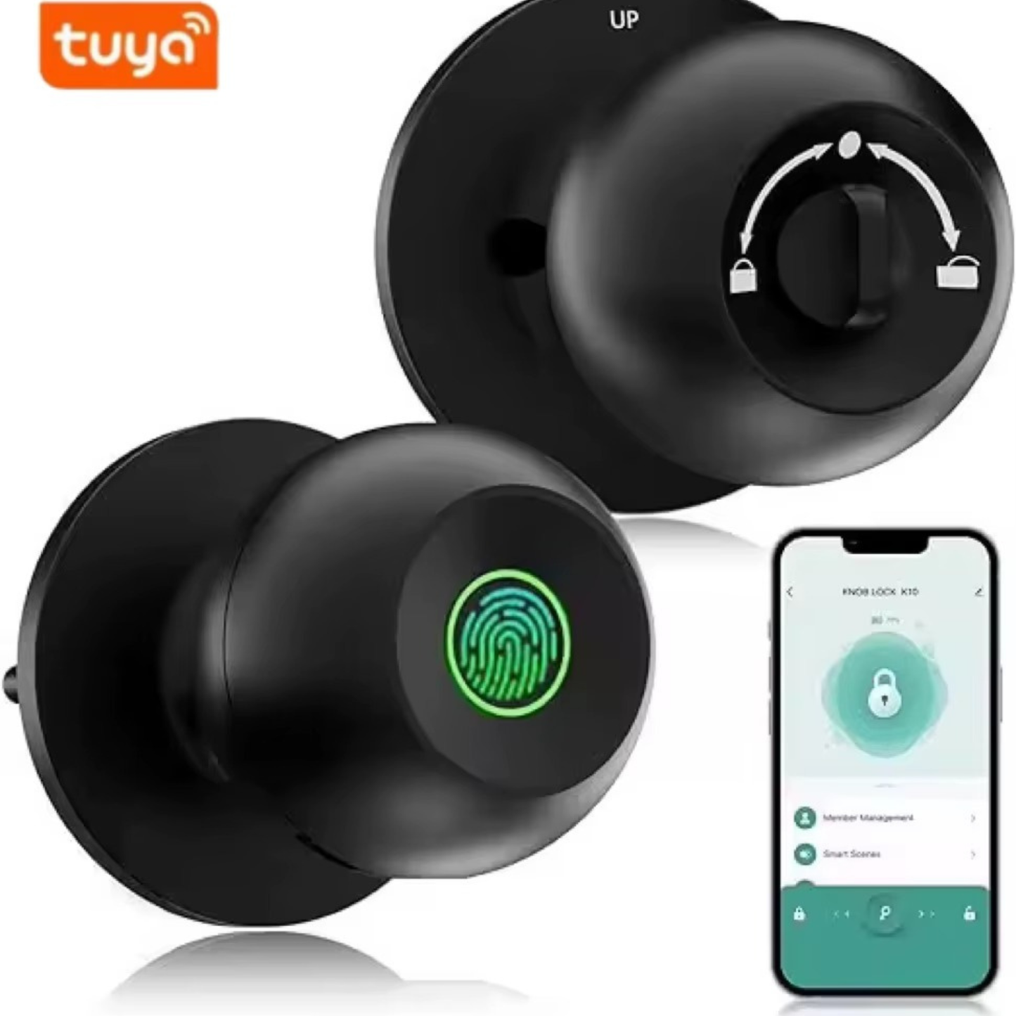 Cerradura inteligente de puerta con huella dactilar LockSphere™