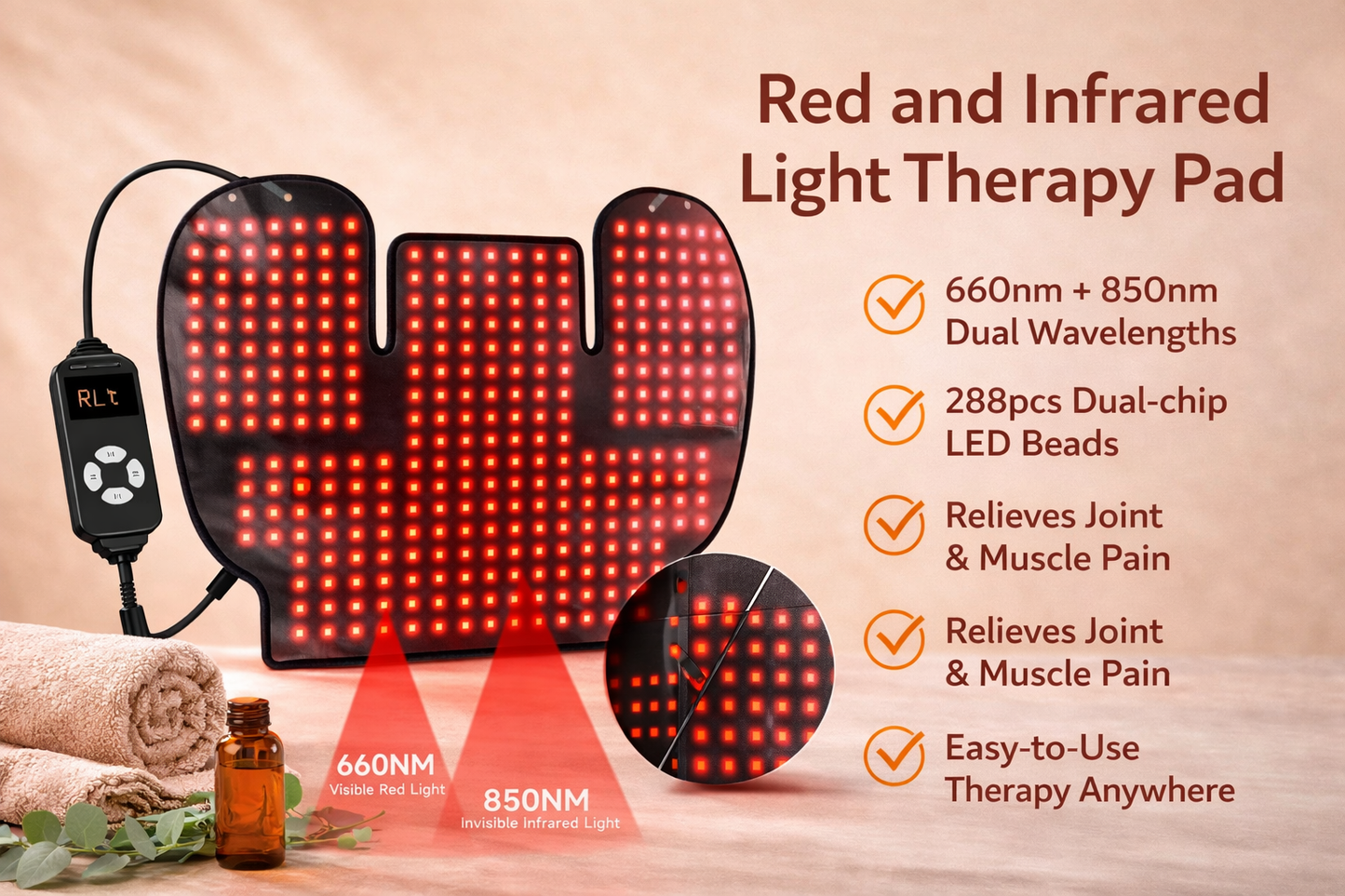 Red Light Therapy Neck & Shoulder Wra