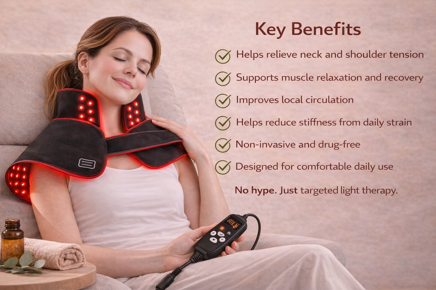 Red Light Therapy Neck & Shoulder Wra