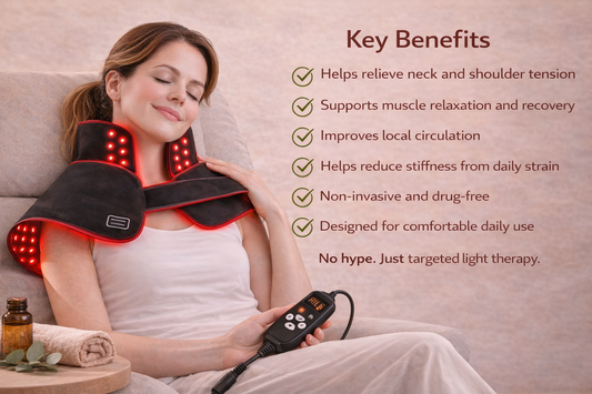 Red Light Therapy Neck & Shoulder Wra