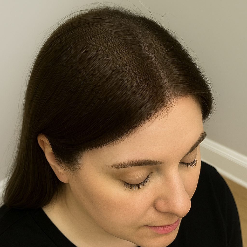 Después — línea del cabello más poblada